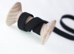 1m Gummiband 10mm schwarz,  auch für Mundschutz